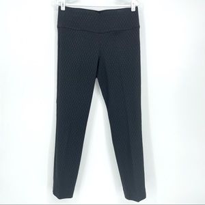 Vision 155 Black Argyle Pants Black Pull-On’s Slimming Waist Band Ankle Workwear